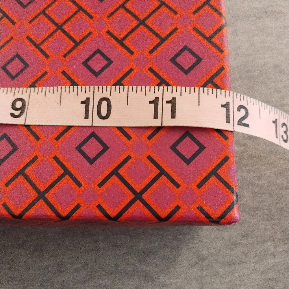 Tory Burch Shoe Box With Bold Geometric Design - Empty